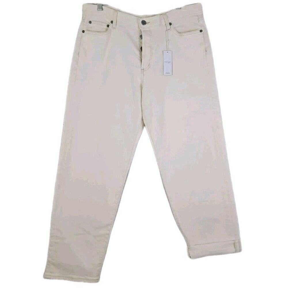 Outerknown ~Woman Size 30~ Off-White SEA Jeans Fillmore Boyfriend Organic Cotton